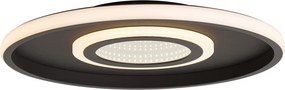 Nowoczesna lampa sufitowa czarna z wbudowanym LED i 3-stopniowym przełącznikiem - Frini
