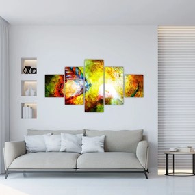 Obraz - Kosmiczny motyl (125x70 cm)