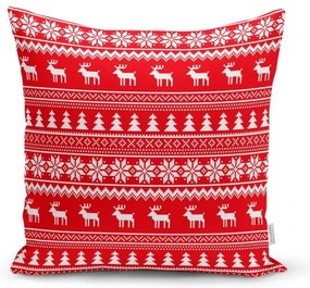 Zestaw 4 świątecznych poszewek na poduszki i bieżnika Minimalist Cushion Covers Christmas