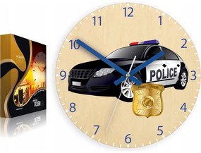 Zegar ścienny cichy do pokoju dziecięcego drewniany nowoczesny dekoracyjny