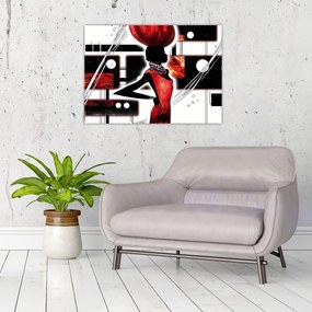 Obraz obrazu starożytnej damy (70x50 cm)