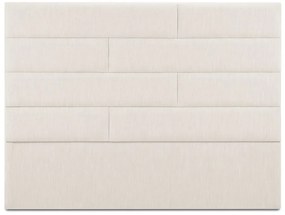 Beżowy tapicerowany zagłówek 180x120 cm NY – Cosmopolitan Design