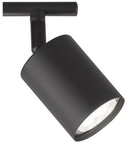 Czarna metalowa lampa punktowa LED 8x30 cm Vano – Fischer &amp; Honsel