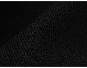 Czarna rozkładana sofa z materiału bouclé 255 cm Milu – Makamii