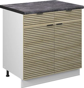 Szafka dolna do kuchni panel dębowy 80x60x82 fame-line