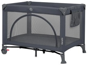 Lionelo - Łóżeczko turystyczne LAURA Szary Beton