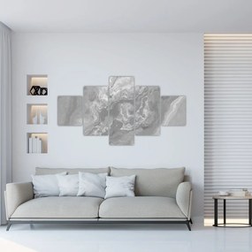 Obraz - Marmur w czerni i bieli (125x70 cm)