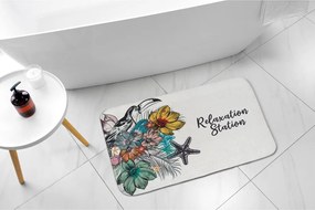 Dywanik pod prysznic Dywanik pod prysznic Ptaki Kwiaty