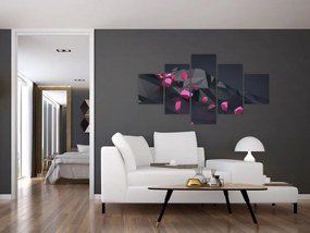 Obraz abstrakcji 3D (125x70 cm)