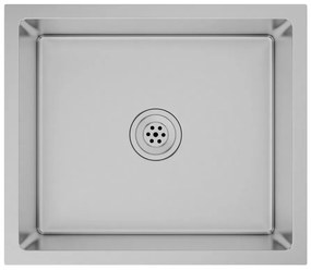 Srebrny zlewozmywak ręcznie robiony - Tapis 5X
