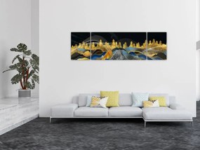 Obraz - Złote Góry (170x50 cm)