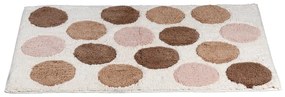 Brązowy/beżowy dywanik łazienkowy z bio bawełny 60x90 cm Tibet – Wenko
