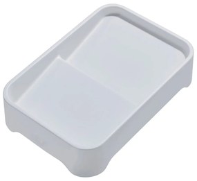 Szary organizer na kosmetyki iDesign Eco Bin, 28,12x19,23 cm