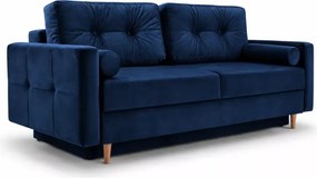 Kanapa 3-osobowa Laveris z funkcją spania 153x189 cm i pojemnikiem na pościel – różne kolory