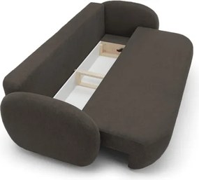 Sofa OLIO z funkcja spania i pojemnikiem CIEMNY SZARY ARAGON 97
