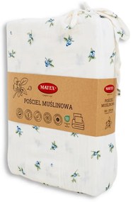 Matex Pościel muślinowa Jagody, 140 x 200 cm, 70 x 90 cm