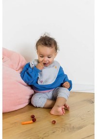 Szary muślinowy śliniak Kindsgut Dots