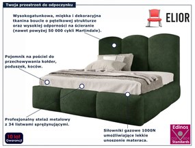 Zielone łóżko chmurka 5 rozmiarów K1-K16