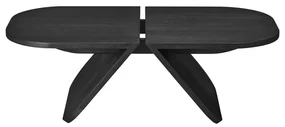 Czarny stolik z litego drewna dębowego 54x100 cm Avio – Blomus
