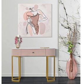 Różowa konsola 100x40 cm Montpellier – Mauro Ferretti