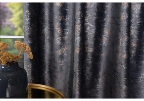 Antracytowa zasłona 140x260 cm Lhasa – Mendola Fabrics