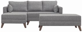 Sofa narożna Bella Narożnik Lewy 2 Szary