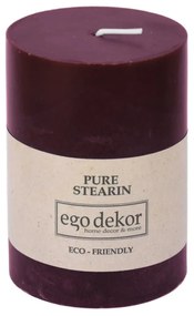 Bordowa świeczka Eco candles by Ego dekor Friendly, 37 h