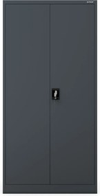 Szafa metalowa biurowa, warsztatowa antracytowa JAN D600 900 x 1850 x 600 mm