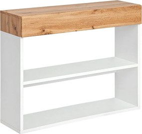 Szafka na buty wisząca EASY 2 biała/dąb wotan