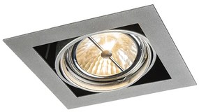 Wpuszczany reflektor stalowy G53 111 mm z regulacją - OneonDesignerski Oswietlenie wewnetrzne