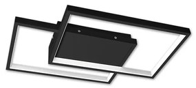 Ściemnialny plafon LED/45W/230V 3000-6500K czarny + pilot