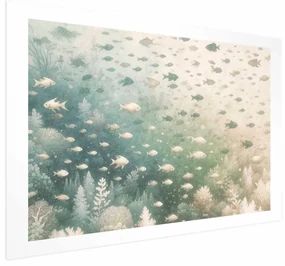 Plakat Morski świat 90x60 cm bez ramy z marginesem ARTGEIST B
