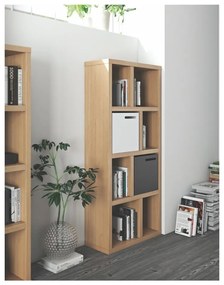 Regał w dekorze dębu 70x159 cm Berlin – TemaHome