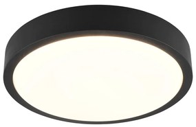 Czarna lampa sufitowa LED ø 40 cm Iseo – Trio