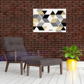 Obraz na szkle - Kształty geometryczne N⁰1 (70x50 cm)