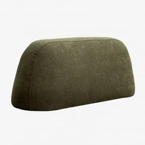 Oparcie O Szerokości 80 Cm Do Modułowej Sofy Tapicerowanej Giorgia Tkaniny Verde Army - Sklum