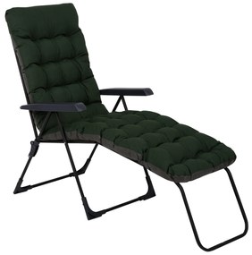 Leżak ogrodowy z podnóżkiem Setenil Black Edition H024-32PB PATIO