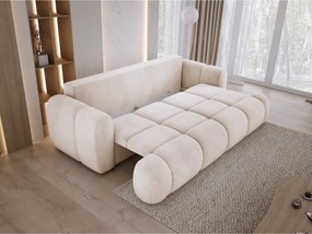 Sofa Kanapa BOMO 3 osobowa z funkcją spania i pojemnikiem w tkaninie SALVADOR 01 WERSAL