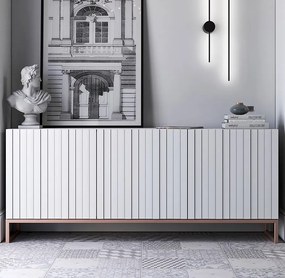 Komoda TAL 3D 168 biała mat