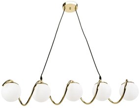 LAMPA SUFITOWA WISZĄCA GOLD APP1780-5CP