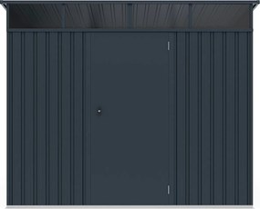 Altana ogrodowa z ocynkowanej stali - 0,4 mm - antracytowa szara 6,6 m² - CLAFTON