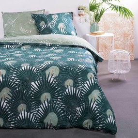 Pościel bawełniana Tropical Vibe, dwustronna, 220 x 240 cm
