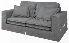 Szara sofa 196 cm Nora – Ropez