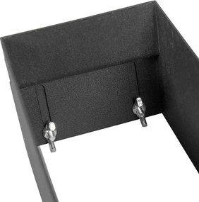 Wpuszczany reflektor czarny GU10 ściemniany, z możliwością regulacji kąta nachylenia i obrotu, bez obramowania, 2-światłowy - Oneon