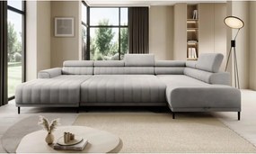 Narożnik CALDO XL Prawostronny z funkcją spania wolnostojący w tkaninie RUN AGAIN 80 WERSAL