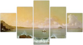 Obraz - Martin Johnson Heade, Rio de Janeiro Bay, reprodukcje (125x70 cm)