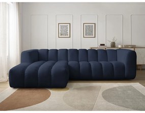 Ciemnoniebieski narożnik (lewostronny/z szezlongiem) Talia – Bobochic Paris