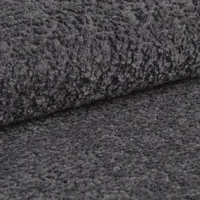 Ciemnoszare tapicerowane łóżko dwuosobowe ze schowkiem ze stelażem 180x200 cm Mount – Micadoni