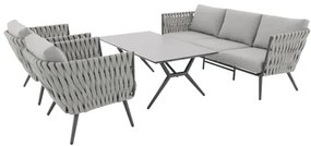 RIVA EXPERT naturalny - zestaw ogrodowy aluminiowy