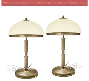 Lampa na komodę z amplą R-B2E-P